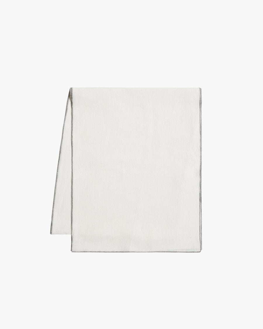 Corredor de mesa de borde de contraste