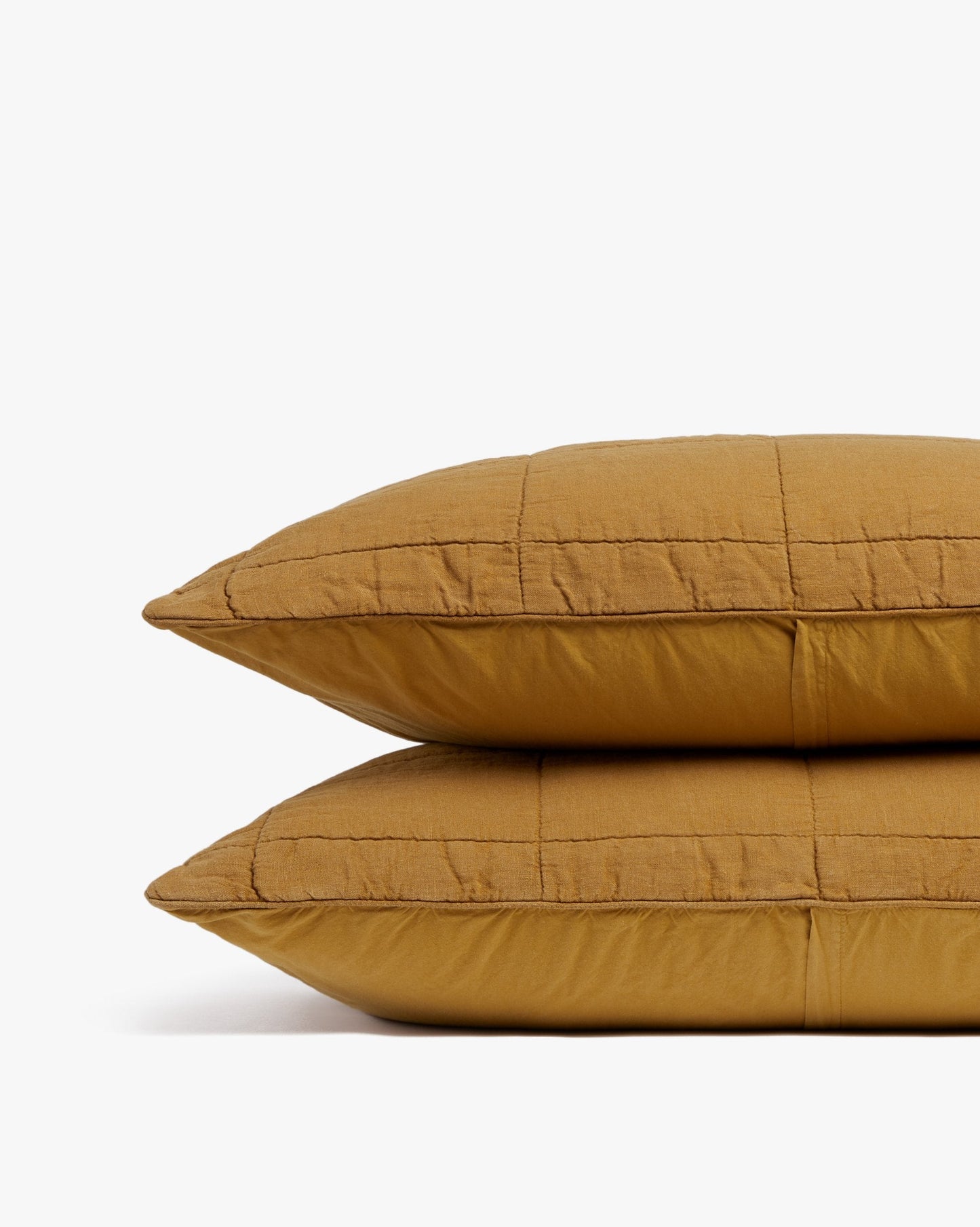 Set di sham trapuntato di lino