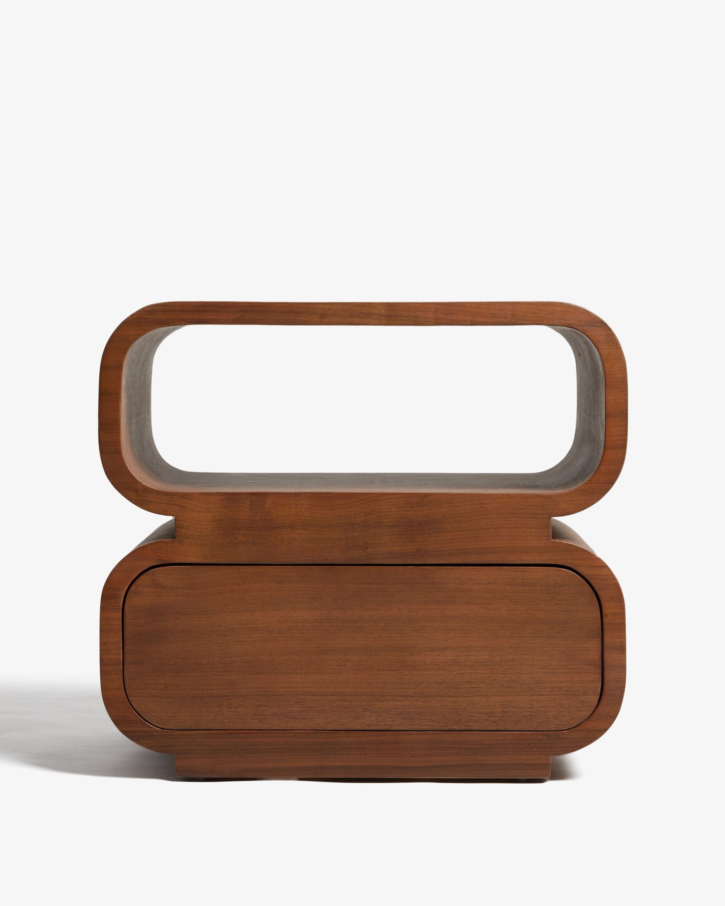 Mesita de noche apilada con cajón