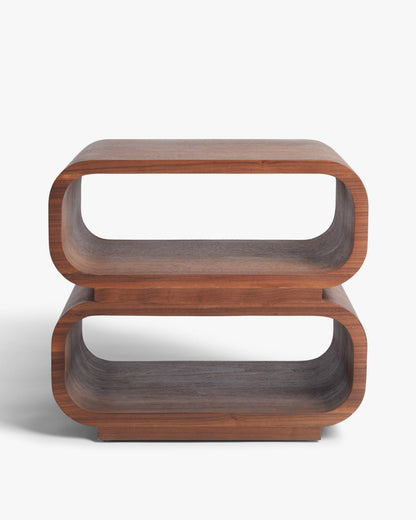 Mesita de noche apilada