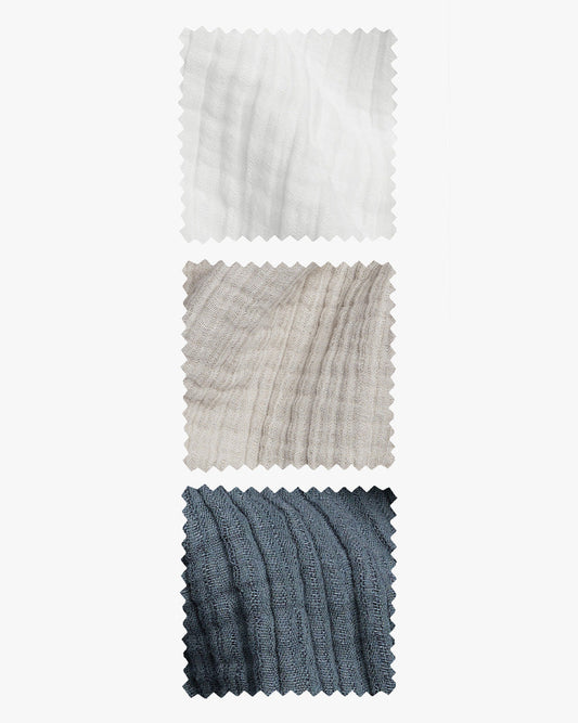 Cloud Linen Gauze Swatch