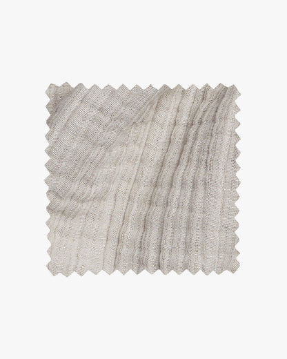 Swatch de gasa de lino en la nube