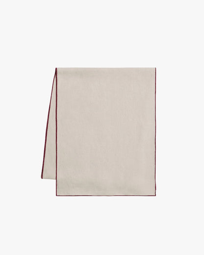 Corredor de mesa de borde de contraste