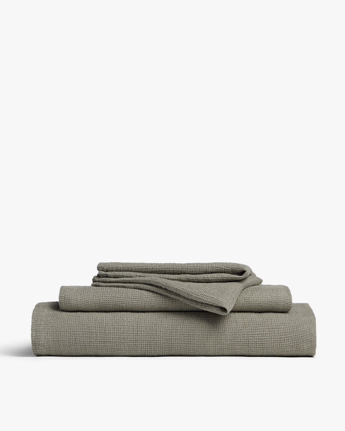 Colección de mesa de gofres de lino