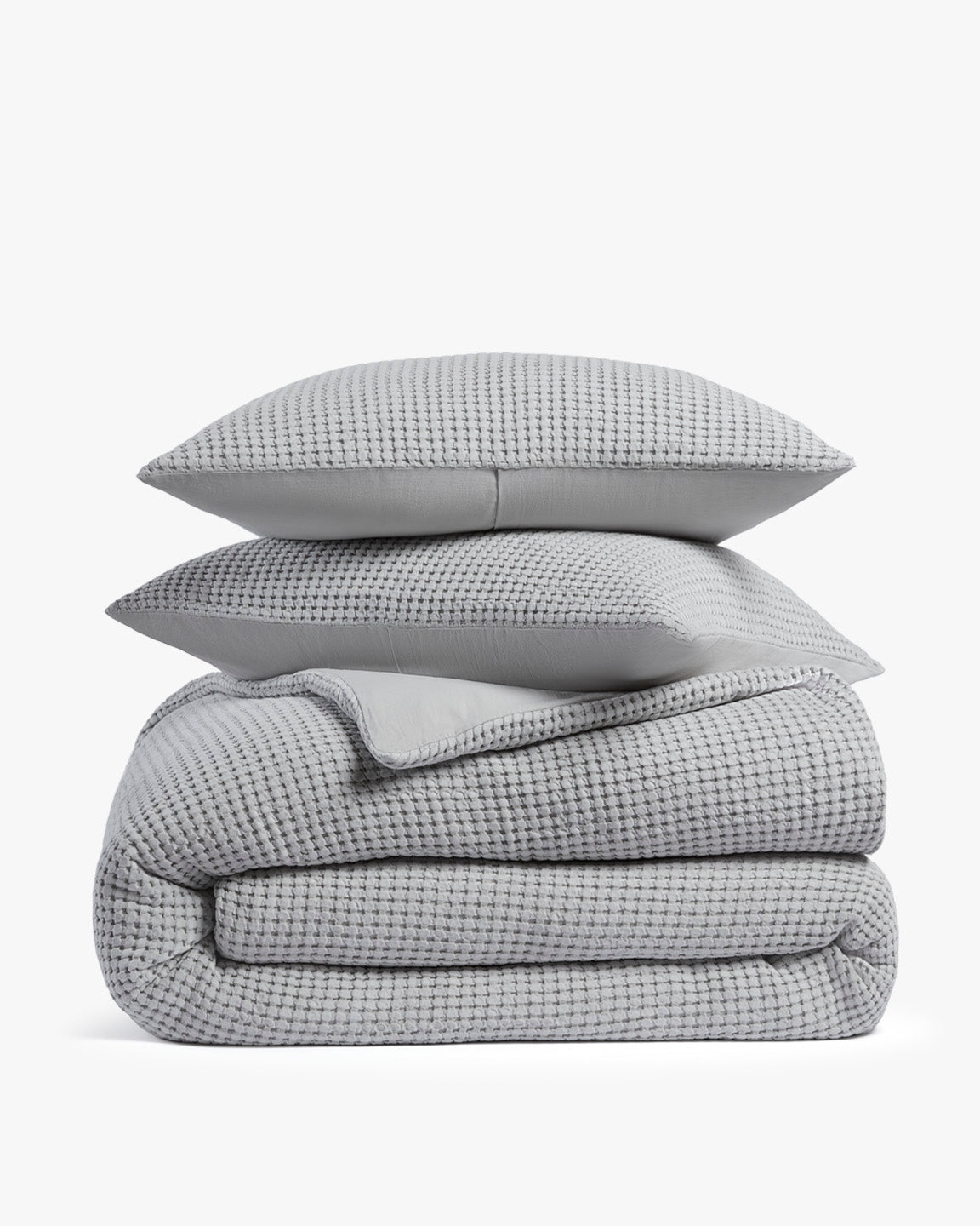 유기농 와플 이불 커버 세트