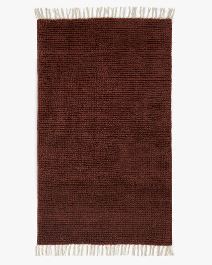 Tapis en laine de côtes