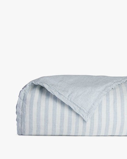 줄무늬 린넨 퀼트