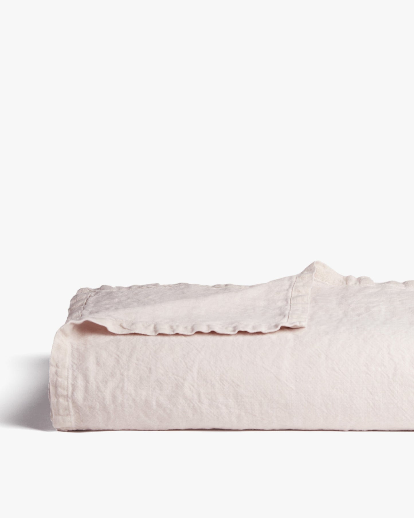 Cubierta de cama de lino vintage