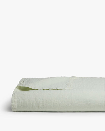 Cubierta de cama de lino vintage