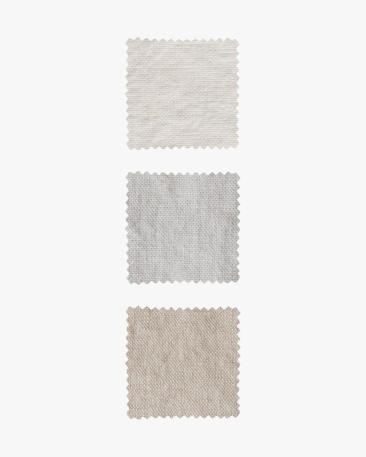 Swatch in tessuto di lino lavata