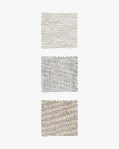 Swatch in tessuto di lino lavata