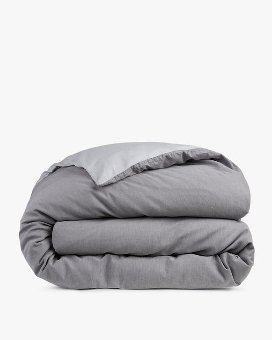 세탁 된 Sateen 이불 덮개